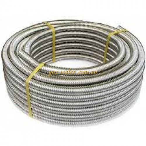 Труба гофра 15А- 1/2"(гофра-нерж.) без покрытия     г-ф