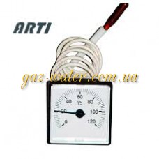 Термометр "ARTI" 45*45 (0-120 С)  (квадрат)