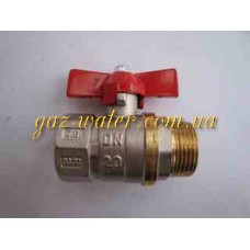 Кран 20 -3/4" г/ш (вода)