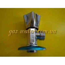 Кран ARТ №7 -1/2"-1/2" угловой барашка