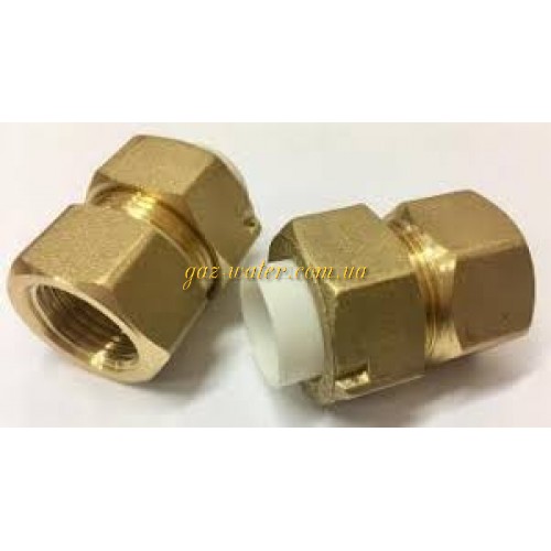 Фитинг  муфта гофра 15х1/2 в ГАЗ диэлектрик DONG  г-ф