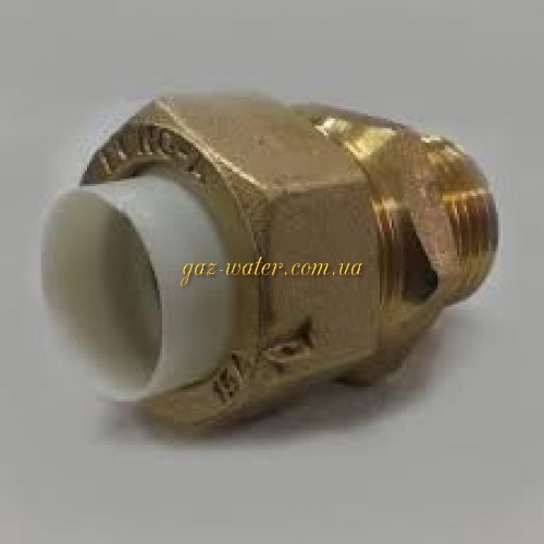 Фитинг  муфта гофра 15х1/2 н ГАЗ диэлектрик DONG  г-ф