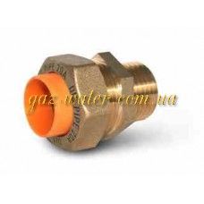 Фитинг  муфта гофра 15х1/2 н ГАЗ диэлектрик DISPIPE   г-ф