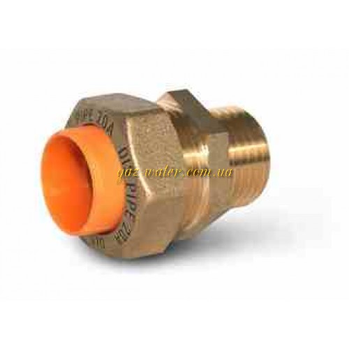 Фитинг  муфта гофра 15х1/2 н ГАЗ диэлектрик DISPIPE   г-ф