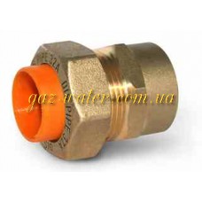 Фитинг  муфта гофра 15х1/2 в ГАЗ диэлектрик DISPIPE   г-ф