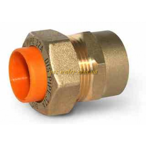Фитинг  муфта гофра 15х1/2 в ГАЗ диэлектрик DISPIPE   г-ф