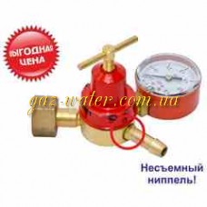 Редуктор (пропан)БПО прямоточный красный с манометром Донмет